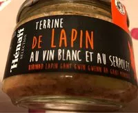 Mängden socker i Terrine de lapin au vin blanc et au serpolet
