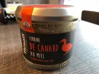 Mängden socker i Terrine De Canard Au Miel
