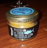 Mängden socker i Rillette De Thon Zeste De Citron