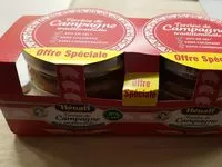 Mängden socker i Terrine de campagne traditionnelle