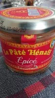 Mängden socker i Le Pâté Hénaff Epicé