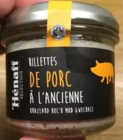 Mängden socker i rillettes de porc à l'ancienne