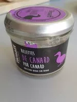 Mängden socker i Rillette de Pur Canard