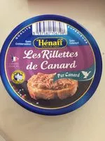 Mängden socker i Les rillettes de canard