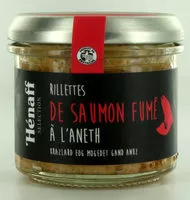 Mängden socker i Rillettes de Saumon Fumé à l'Aneth