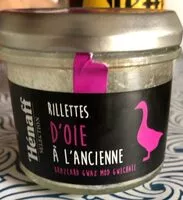 Mängden socker i Rillette d’oie à l'Ancienne