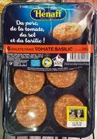Mängden socker i 6 mini hachés TOMATE BASILIC