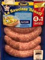 Mängden socker i La saucisse Hénaff Nature