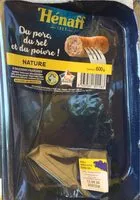 Mängden socker i 6 saucisses fraiches