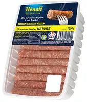 Mängden socker i 20 Saucisses Fraîches Nature