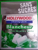 Mängden socker i Hollywood Blancheur parfum Menthe Verte