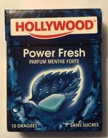 Mängden socker i Hollywood Power Fresh