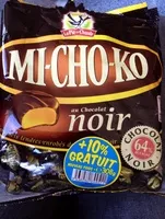 Mängden socker i Mi-Cho-Ko au chocolat noir