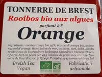 Mängden socker i Infusion Rooibos bio aux Algues parfumé à l'Orange
