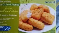 Mängden socker i Bouchées de Colin d'alaska Façon Fish and Chips et Sauce Tartare