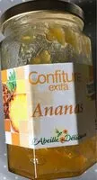 Mängden socker i Confiture extra ananas