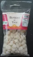 Mängden socker i Bonbons au Thym