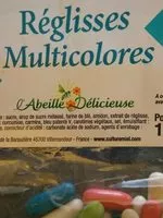 Mängden socker i Réglisses Multicolores