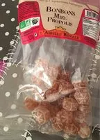 Mängden socker i Bonbons Miel Propolis