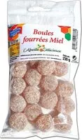 Mängden socker i Boules Fourrées Miel
