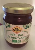 Mängden socker i Miel bio de montagne