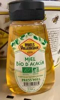Mängden socker i Miel bio d'acacia