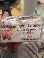Mängden socker i Pain épices Miel Chocolat Pralines 250G
