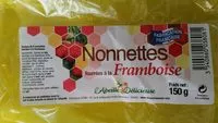 Mängden socker i Nonnettes fourrées à la Framboise