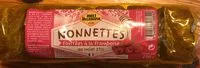 Mängden socker i Nonnettes fourrées a la framboise
