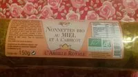 Mängden socker i Nonnettes bio au miel et à l'abricot