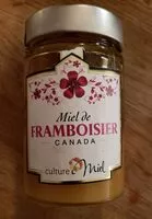 Mängden socker i Miel de framboisier canada