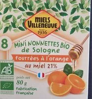 Mängden socker i Mini nonnettes de sologne