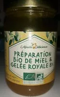 Mängden socker i Préparation bio de miel & gelée royale