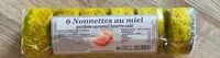Mängden socker i 6 Nonnettes au miel