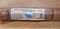Mängden socker i Mini nonnettes au Miel