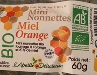 Mängden socker i Mini nonnettes miel orange
