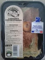 Mängden socker i Lasagnes Chèvre/Épinards