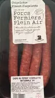 Mängden socker i Chipolatas piment d’espelette