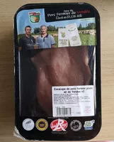 Mängden socker i Escalope de porc fermier plein air de Vendée