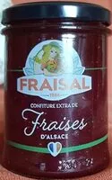 Mängden socker i Confiture extra de Fraises d'Alsace