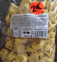 Mängden socker i Tortelloni à la Ricotta et aux Épinards