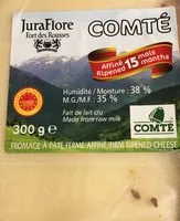 Mängden socker i Comté 15 mois