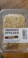 Mängden socker i Amandes effilees