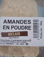 Mängden socker i Amande en poudre