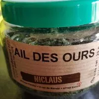 Mängden socker i Ail des ours