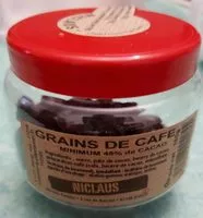 Mängden socker i Grains de café