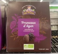 Mängden socker i Pruneaux d'Agen bio