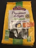 Mängden socker i Pruneaux d'Agen biologiques avec noyaux