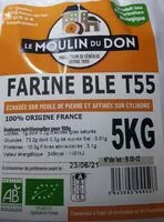 Mängden socker i Farine blé T55