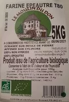Mängden socker i Farine épeautre T80